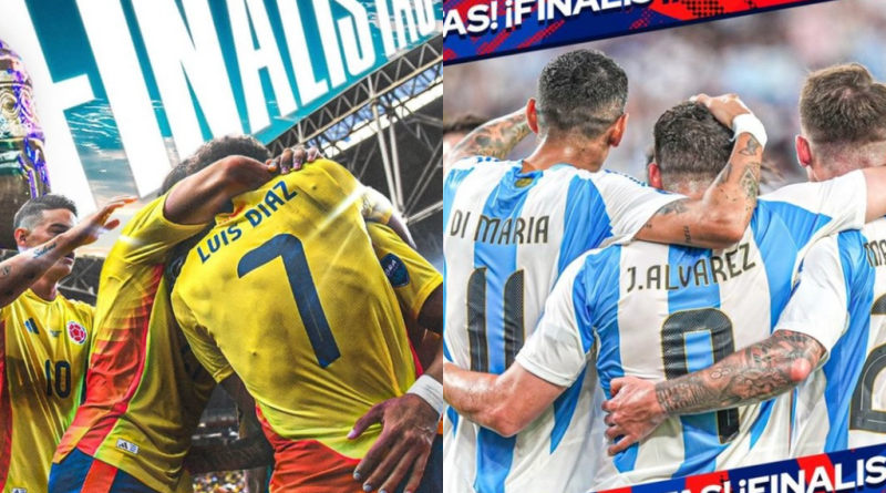 Los finalistas Argentina vs Colombia