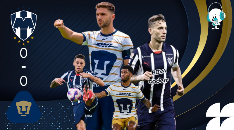 Pumas nunca había logrado sacar puntos jugando en la casa de Rayados